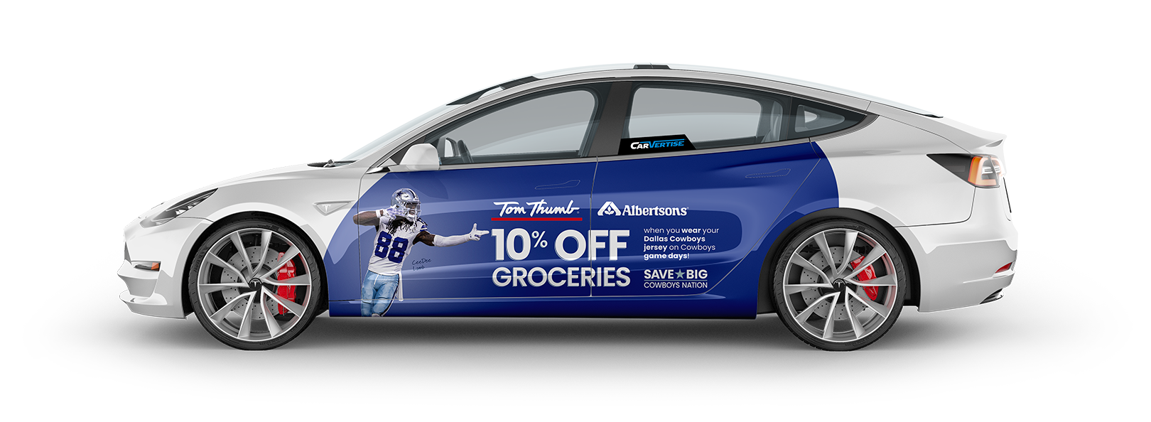 Tesla Driver Side Flat View Albertsons Tesla Driver Side Flat View Albertsons