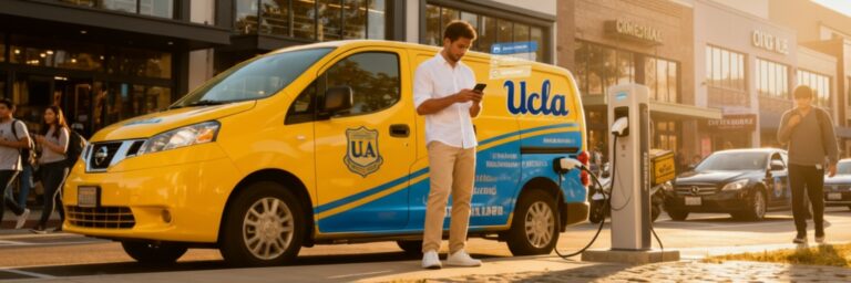 Advertising on The Hill UCLA: Vehicle Wraps That Capture Bruin Student Traffic